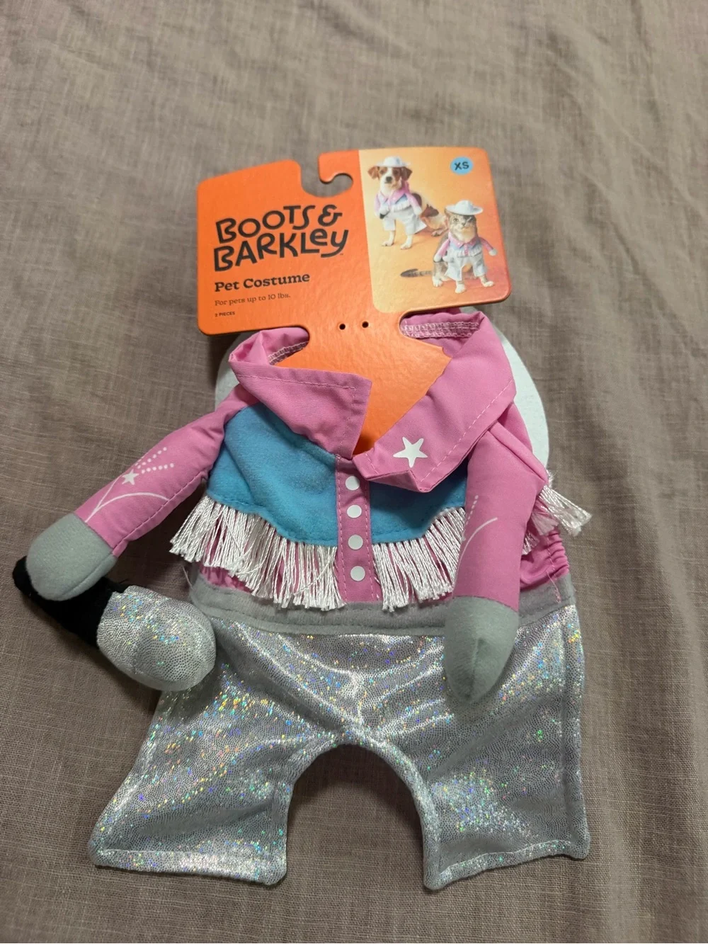 NWT Dolly Parton Country Western Star Halloween Pet Costume XS Dog Cat Music